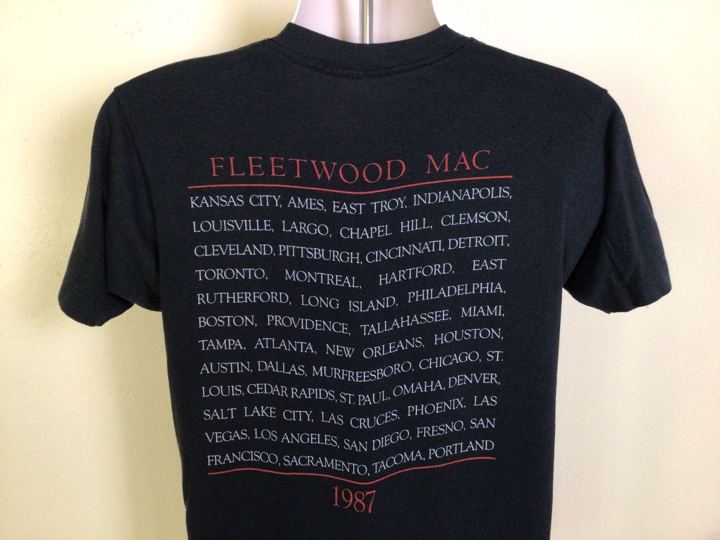 Fleetwood mac tour t shirt clearance