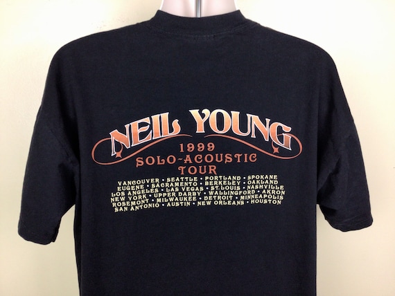 Neil Young & David Crosby Tシャツ Neil Young T-Shirt Taupe | The Webster
