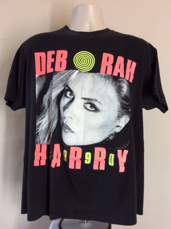 Vtg 1990 Deborah Harry Concert T-Shirt Black XL 90