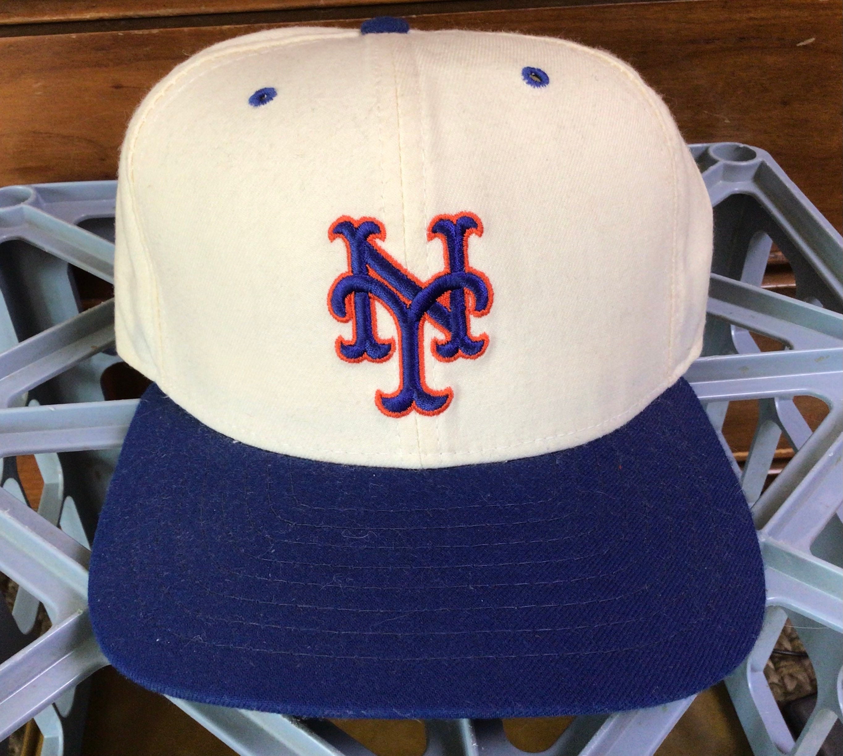 Vtg 90s New Era New York Mets Ice Cream Man Hat White Snapback - Etsy