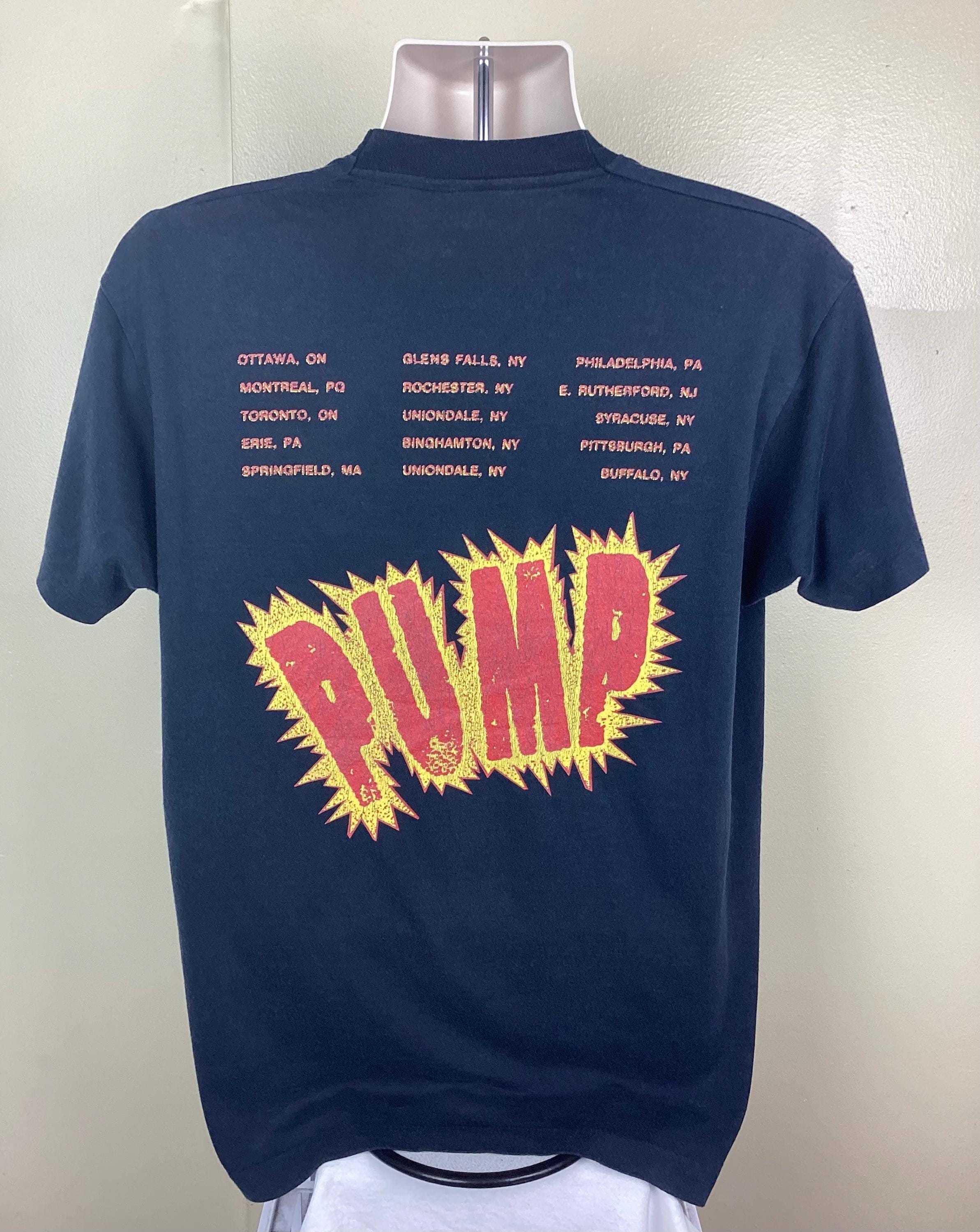 ヴィンテージ 1989 エアロスミス ポンプ コンサート Tシャツ ブラック