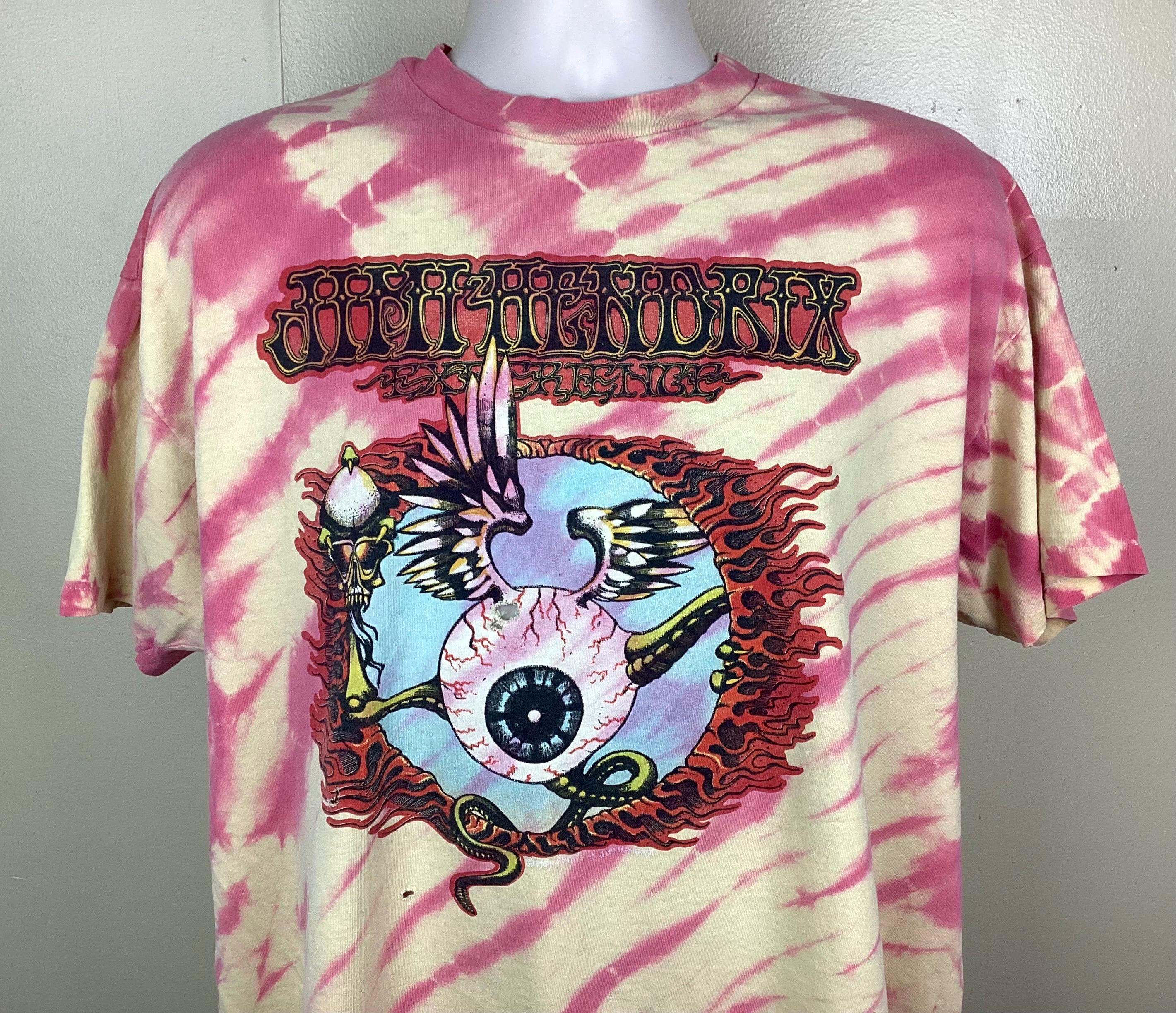 JIMI HENDRIX FLYING EYE BALL タイダイTシャツ L 80s 80年代 ジミヘンドリクス ジミヘン フライングアイボール