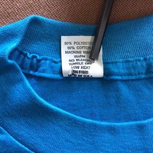 Vtg 1984 the Fixx Phantom Tour Concert T-shirt Blue M/L 80s New Wave