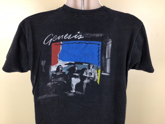 Vtg Early 80s Genesis T-shirt L/XL Classic Prog Rock Abacab