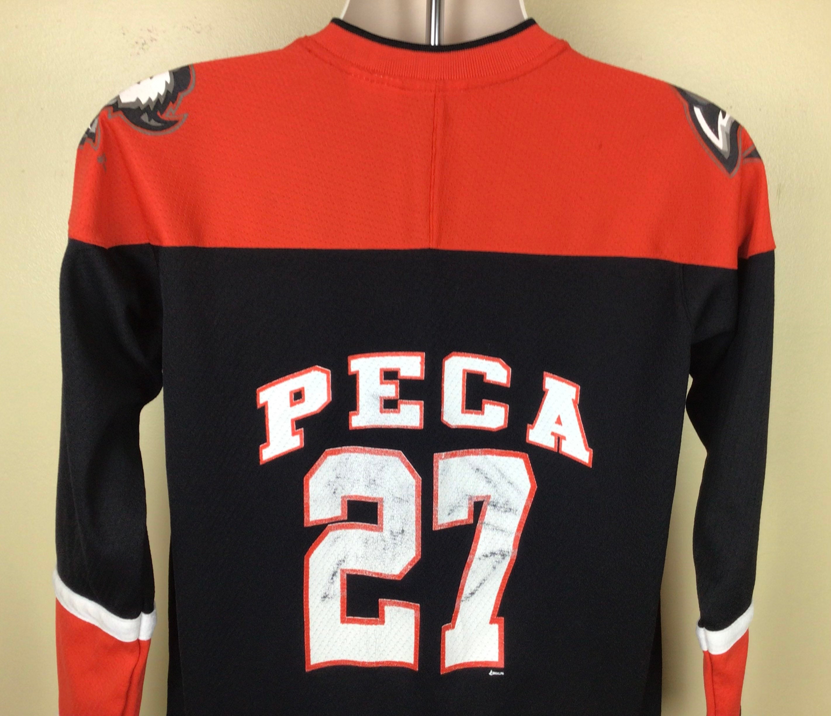 Vintage Buffalo Sabres Michael Peca Jersey. Size XL. Available in Store and  on Website 😎