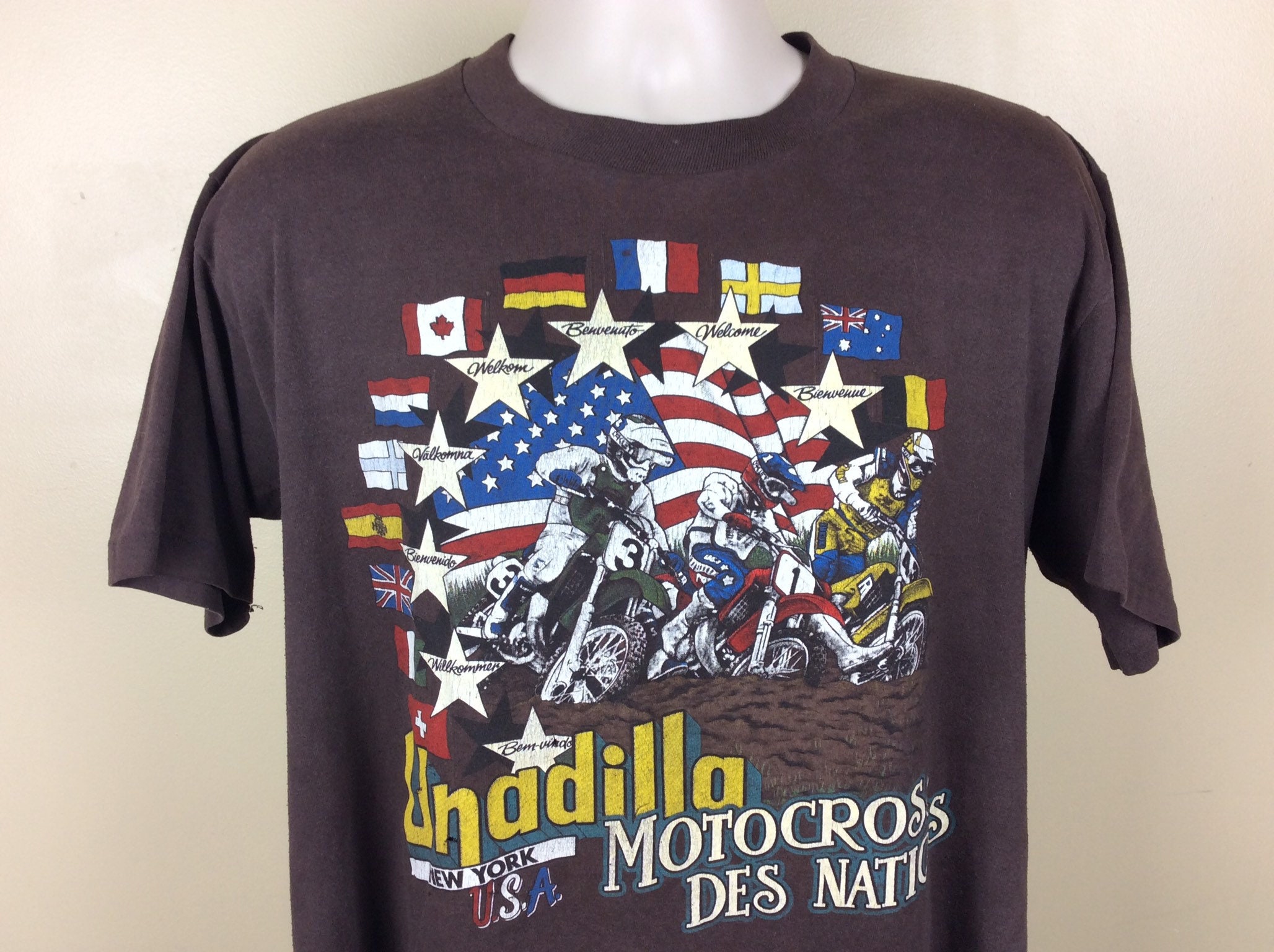 NEW ADULT MOTOCROSS OF NATIONS HOODIE HOODED TOP MX ENDURO T-SHIRT BLACK SIZE XL NEW ADULT MOTOCROSS OF NATIONS HOODIE HOODED TOP MX ENDURO T-SHIRT BLACK SIZE XL