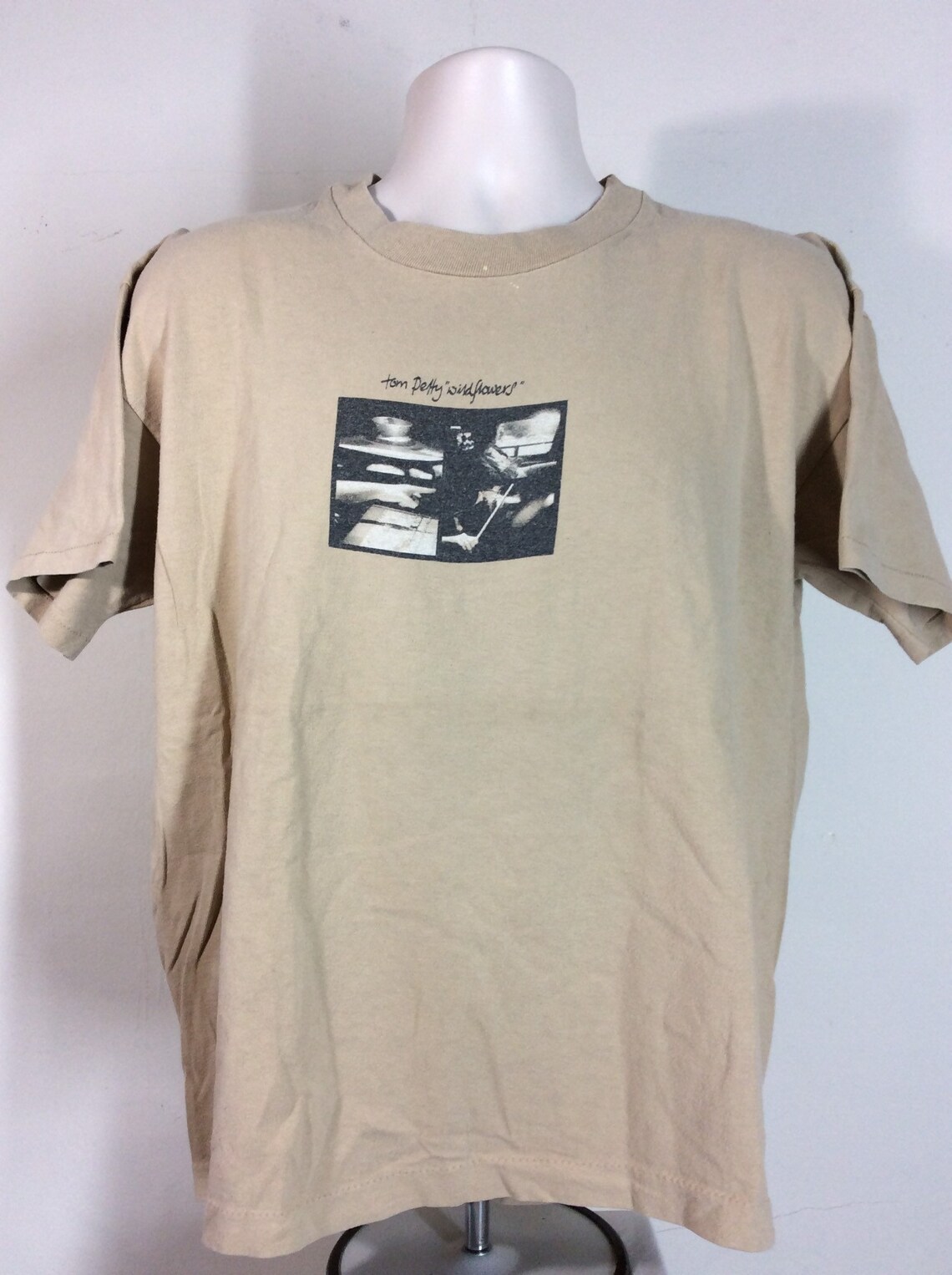 Vtg 1995 Tom Petty Wildflowers Concert Tshirt Beige L 90s Etsy
