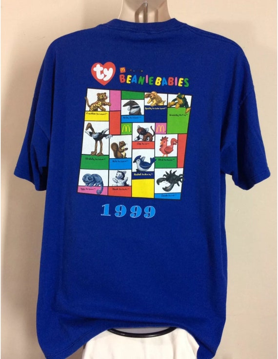 Vintage 1999 TY Beanie Babies McDonald’s T-Shirt B