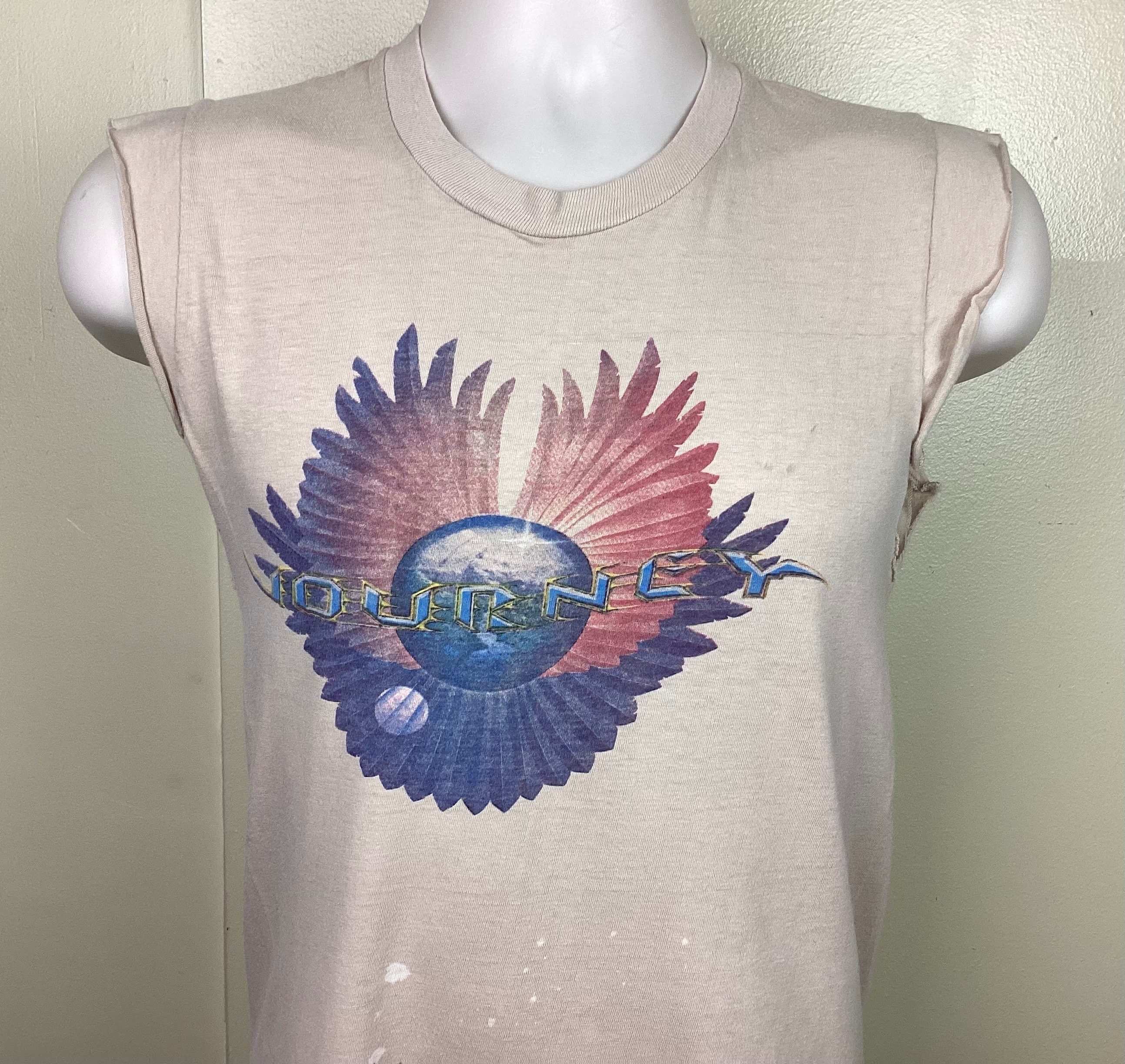 レア　70s バンドtee ライブ　Journey ビンテージ　ジャンニー Vintage Journey in Concert Departure 1980 Concert Tour T-Shirt