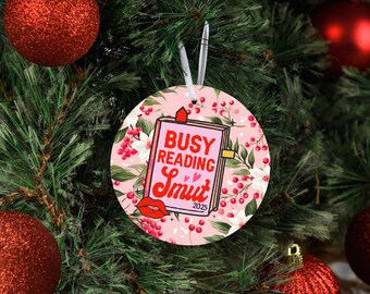 Smutty Book Ornament | Reader Christmas Gift