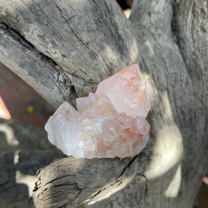 Spirit Quartz Cluster with Hematite Specimen 92g From South Africa