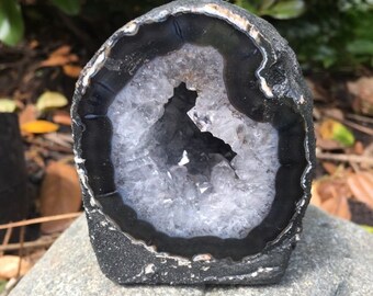 Beautiful Sparkly Quartz Geode/Cathedral From Brazil Specimen 535g Metaphysical Healing Pagan Wicca