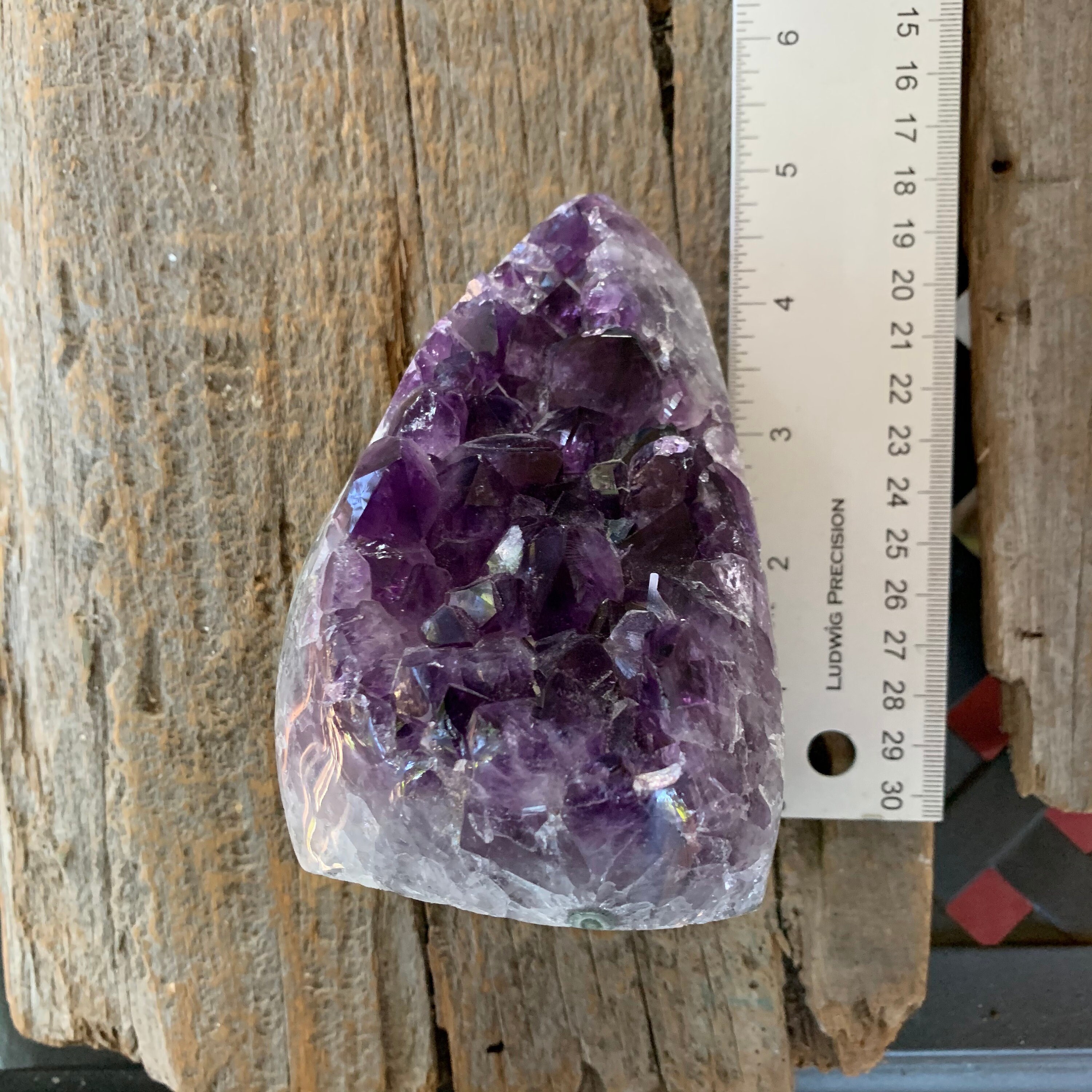 Half Polished Amethyst 990g 2lb 3oz Geode Specimen Brazil | Etsy