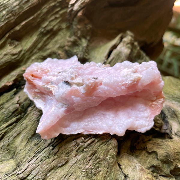 Rare Botryoidal Natural Pink Opal from Ica, Peru Specimen 89.7g Mineral Crystal