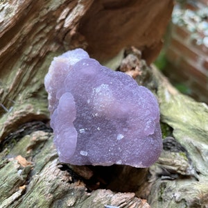Fluorite viola boytroditale 198,6 g campione da Rio Arriba Co. New Mexico campione cristallo minerale
