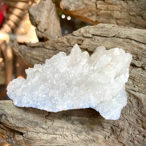 Blue Dumortierite Quartz Cluster Specimen 136.8g From Brazil Mineral Crystal