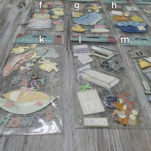 Rare Jolee&#39;s Boutique Scrapbook Stickers and Embellishments NIP