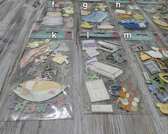Rare Jolee&#39;s Boutique Scrapbook Stickers and Embellishments NIP