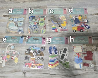 Rare Jolee's Boutique Scrapbook Stickers and Embellishments NIP