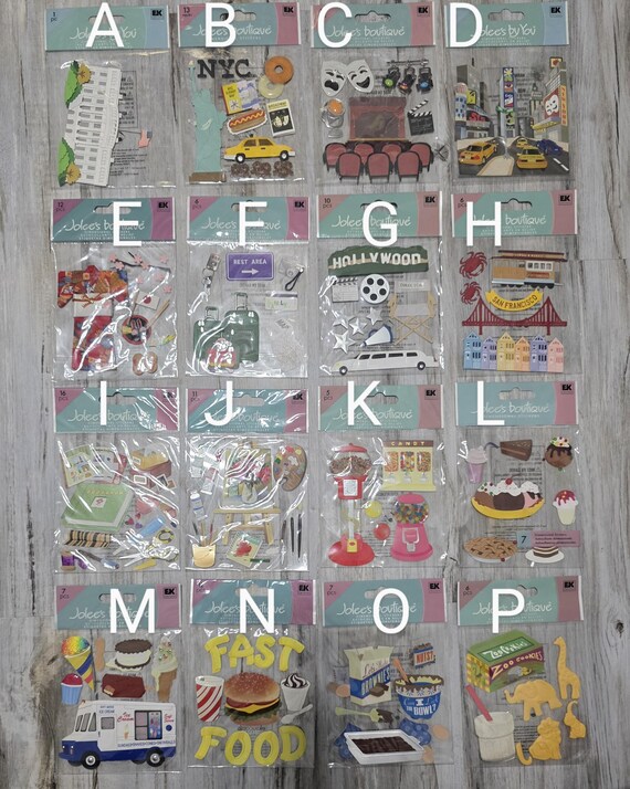 Jolee's Boutique Dimensional Stickers – Birthday Theme – Rare Assortment – Multi-Color – NEW