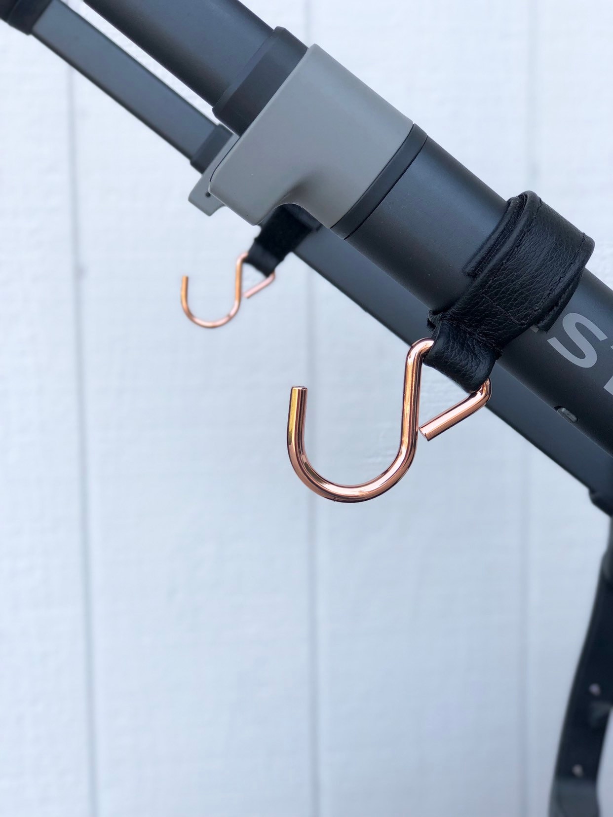 Stroller Bag Hooks 5mm Leather Diaper Bag Hooks Etsy