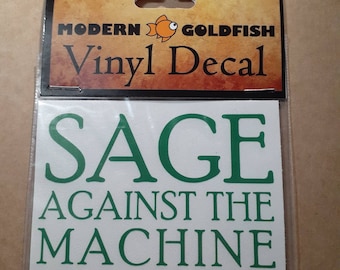 Sage Against the Macine vinyl decal