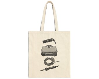 Cut Grind Foil Solder Tote Bag