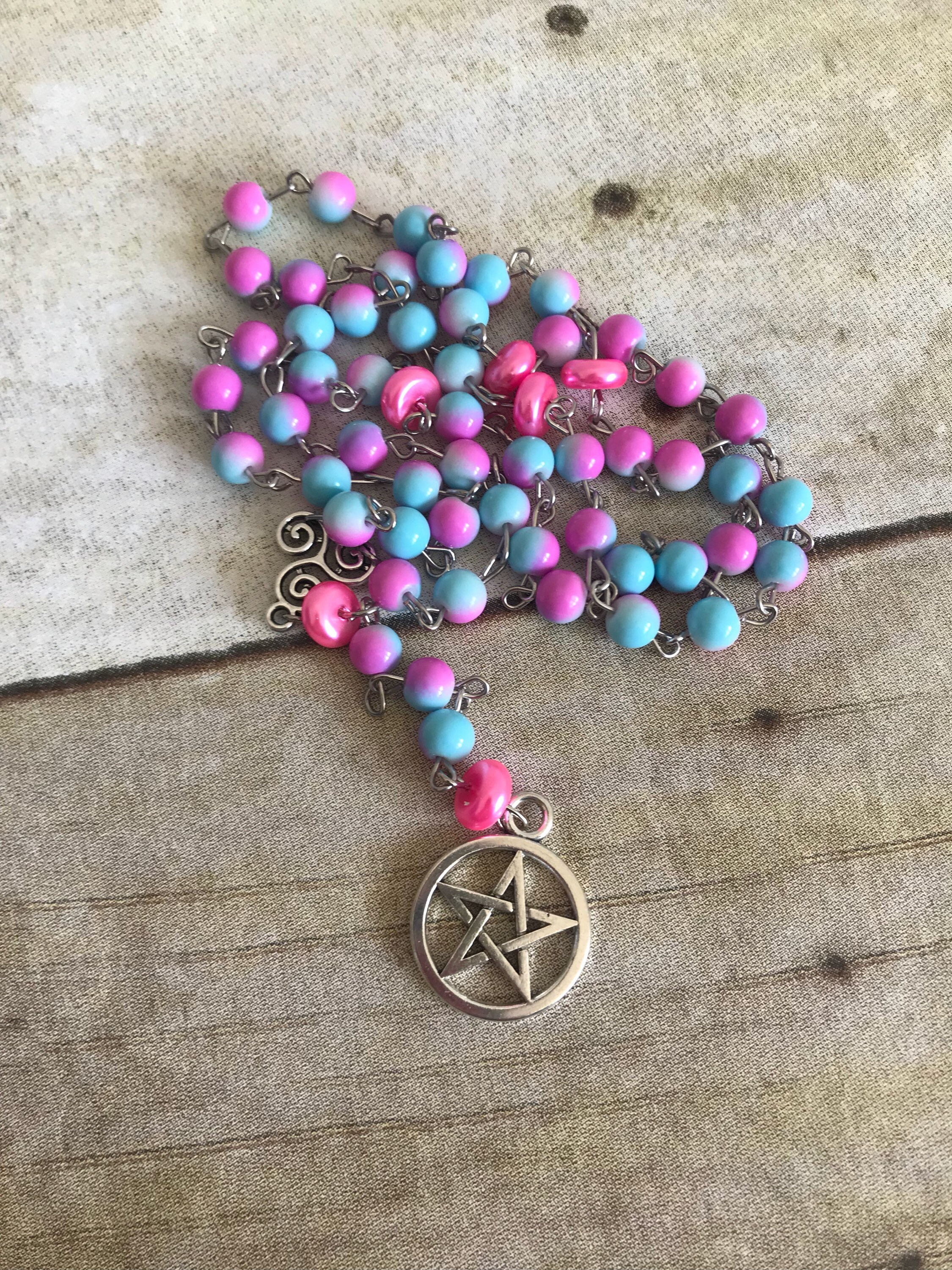 candy rosary beads