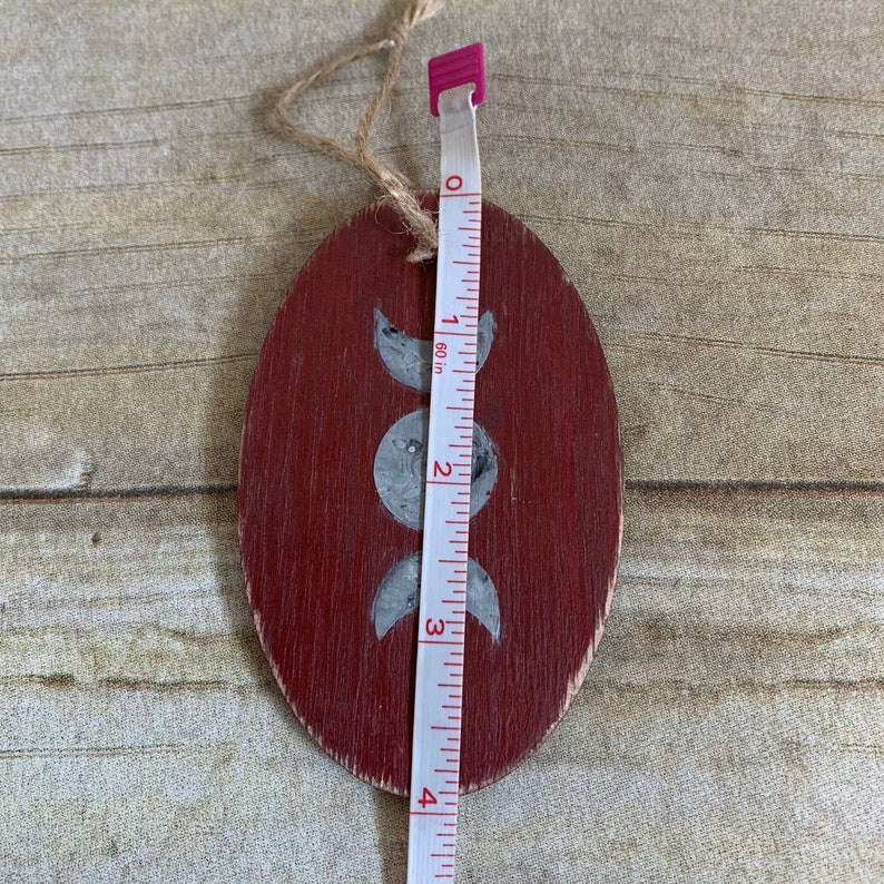 wiccan ornament triple moon ornament pagan ornament witch ornament Moon phase ornament altar hanging lunar ornament
