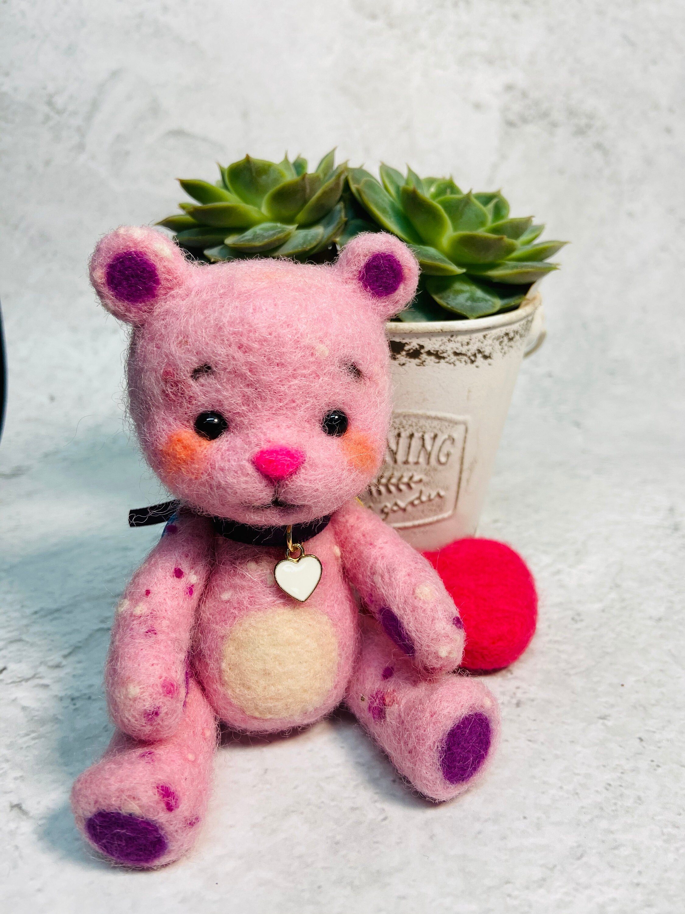 Needle Felting Teddy Bear PDF Tutorial Needle Felting Teddy Etsy UK