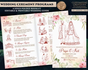 Hindu Wedding Program & Hindu Ceremony program, Gujarati Wedding program as Hindu Wedding guide, Indian Wedding program Indian Wedding guide