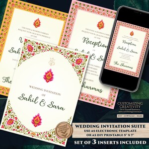 Faire-part de mariage indien Faire-part de mariage hindou, cartes de mariage indiennes en tant que cartes de mariage hindou, faire-part hindou et faire-part de mariage hindou