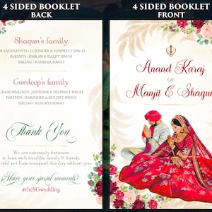 Sikh Wedding guide & Sikh ceremony programs Punjabi, Sikh wedding programs Anand Karaj guides, Sikh ceremony guide Anand Karaj Program Sikh image 3