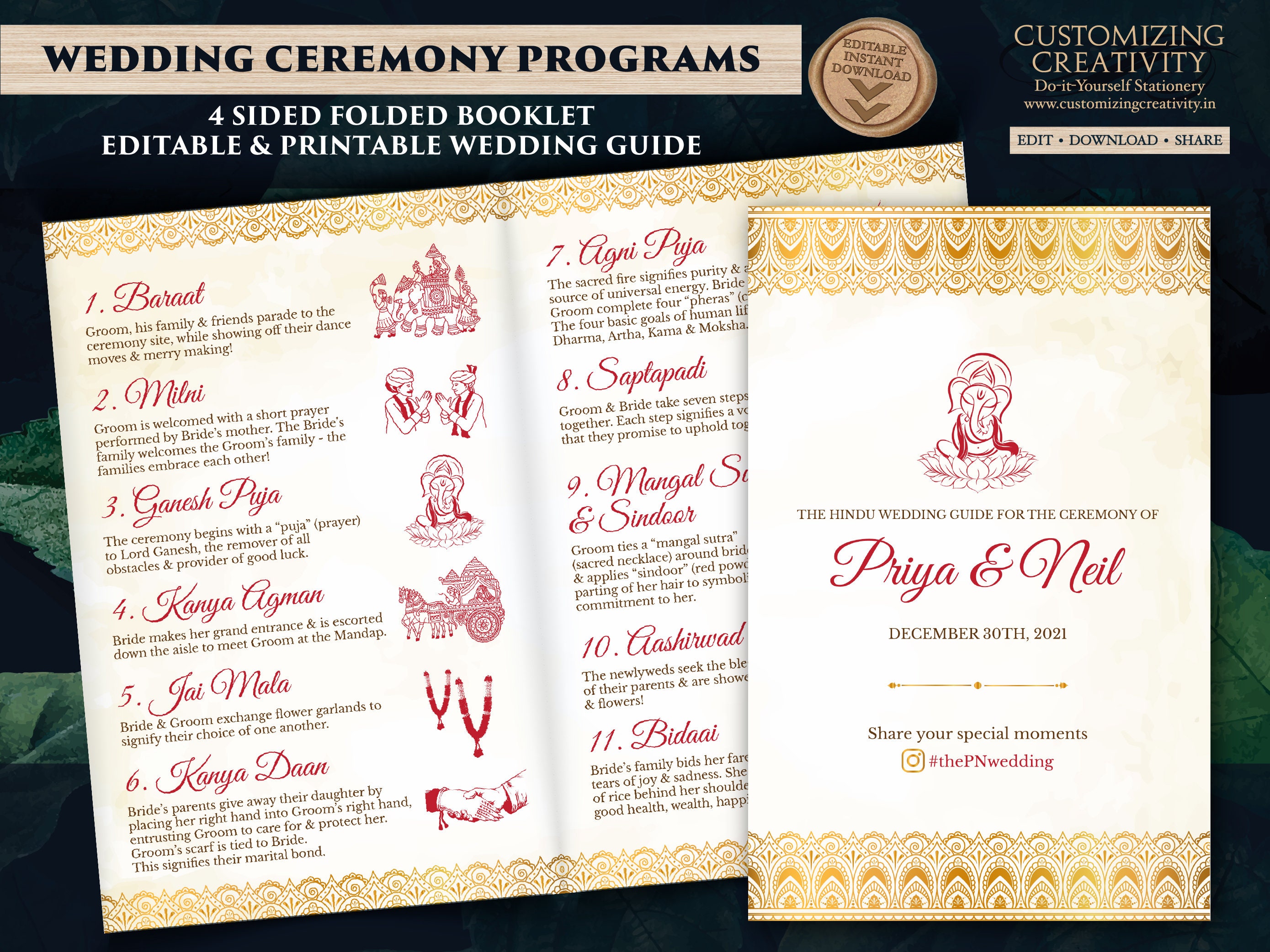 south-indian-wedding-program-template-editable-brahmin-tamil-wedding