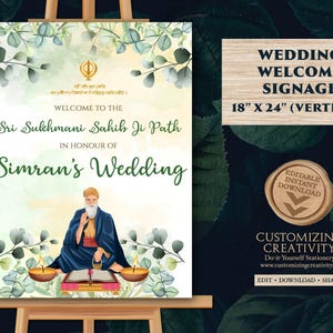 Sukhmani Sahib Path Welcome sign as Sukhmani Sahib Welcome sign, Sukhmani Sahib Path sign & Sukhmani Paath Welcome sign, Sukhmani Paath sign