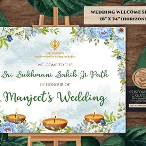 Sukhmani Paath Welcome sign & Sukhmani Sahib Welcome sign, Sukhmani Paath sign as Sukhmani Sahib Path sign, Sukhmani Sahib Path Welcome sign