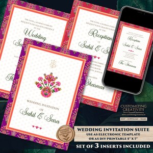 Cartes de mariage indiennes Faire-part de mariage indien, faire-part de mariage hindou en tant que cartes de mariage hindou, faire-part hindou et faire-part de mariage hindou