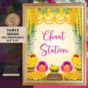Food signs for Indian Wedding decor & Indian Food station sign Desi Food stall sign, Indian wedding food signs as Indian favour sign Mehndi