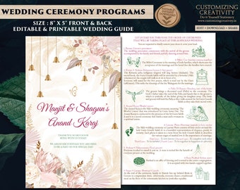 Guide de mariage pendjabi et programme de cérémonie sikh, guide Anand Karaj en tant que guide de mariage sikh, programme de mariage punjabi en tant que guide de cérémonie sikh