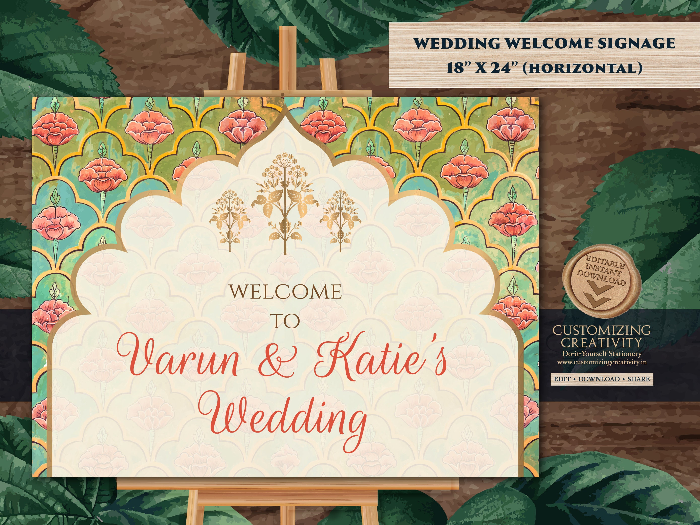 Marathi Wedding Sign as Marathi Wedding Welcome Sign Hindu 