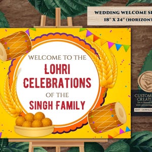 Welcome Lohri signs as Lohri Party signs, Lohri decor signs as Lohri Welcome Signs, Lohri decoration as Welcome to Lohri Sign, Lohri posters