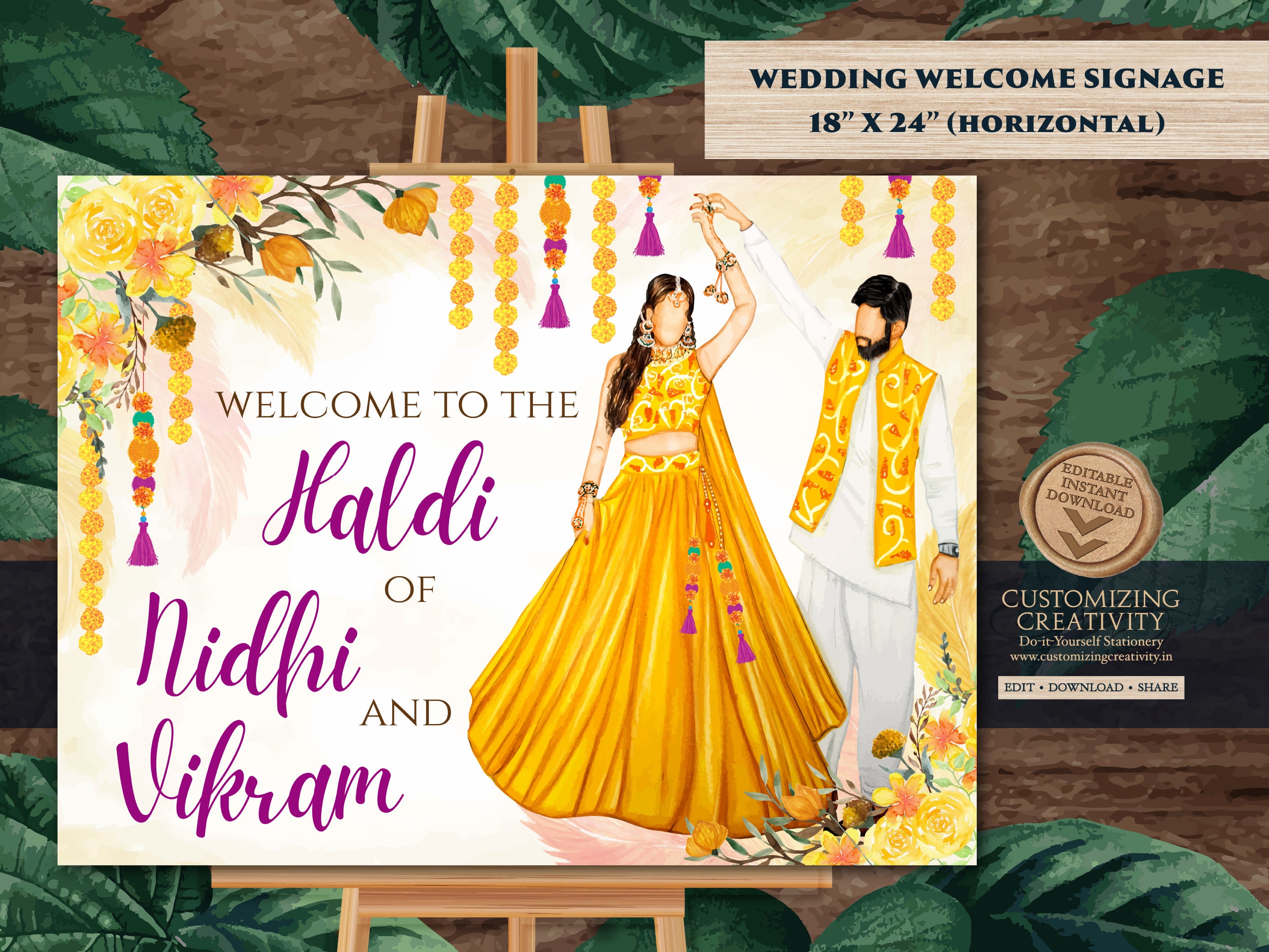 Bạn muốn đón tiếp khách mời của mình bằng một bảng chào mừng Haldi thật đặc biệt? Tại đây, chúng tôi có các dòng sản phẩm bảng hiệu đầy sáng tạo và ấn tượng. Hãy để chúng tôi giúp bạn tạo nên một món quà đặc biệt cho người thân của mình.