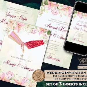 Sikh wedding cards Punjabi invitations, Anand Karaj invitations & Sikh wedding invitations, Punjabi wedding cards as Anand Karaj invites