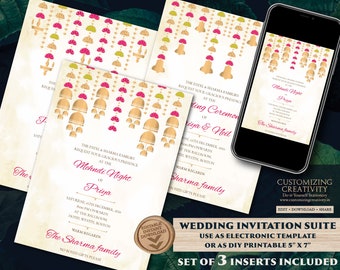 Anand Karaj invitations as Sikh Wedding Invites, Punjabi Wedding invites & Sikh invitation card Punjabi wedding, Sikh Invites Indian cards