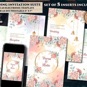 Invitation hindoue et invitation de mariage hindoue, carte de mariage indienne comme invitation de mariage indienne, invitation de mariage indienne Invitation de mariage indienne