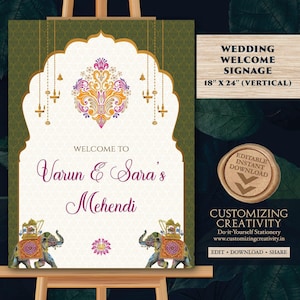 Mehndi posters & Mehendi Welcome Sign, Mendhi welcome sign Mendhi sign, Mehndi welcome signs as Mehendi decor, Mehndi sign as Mehendi signs