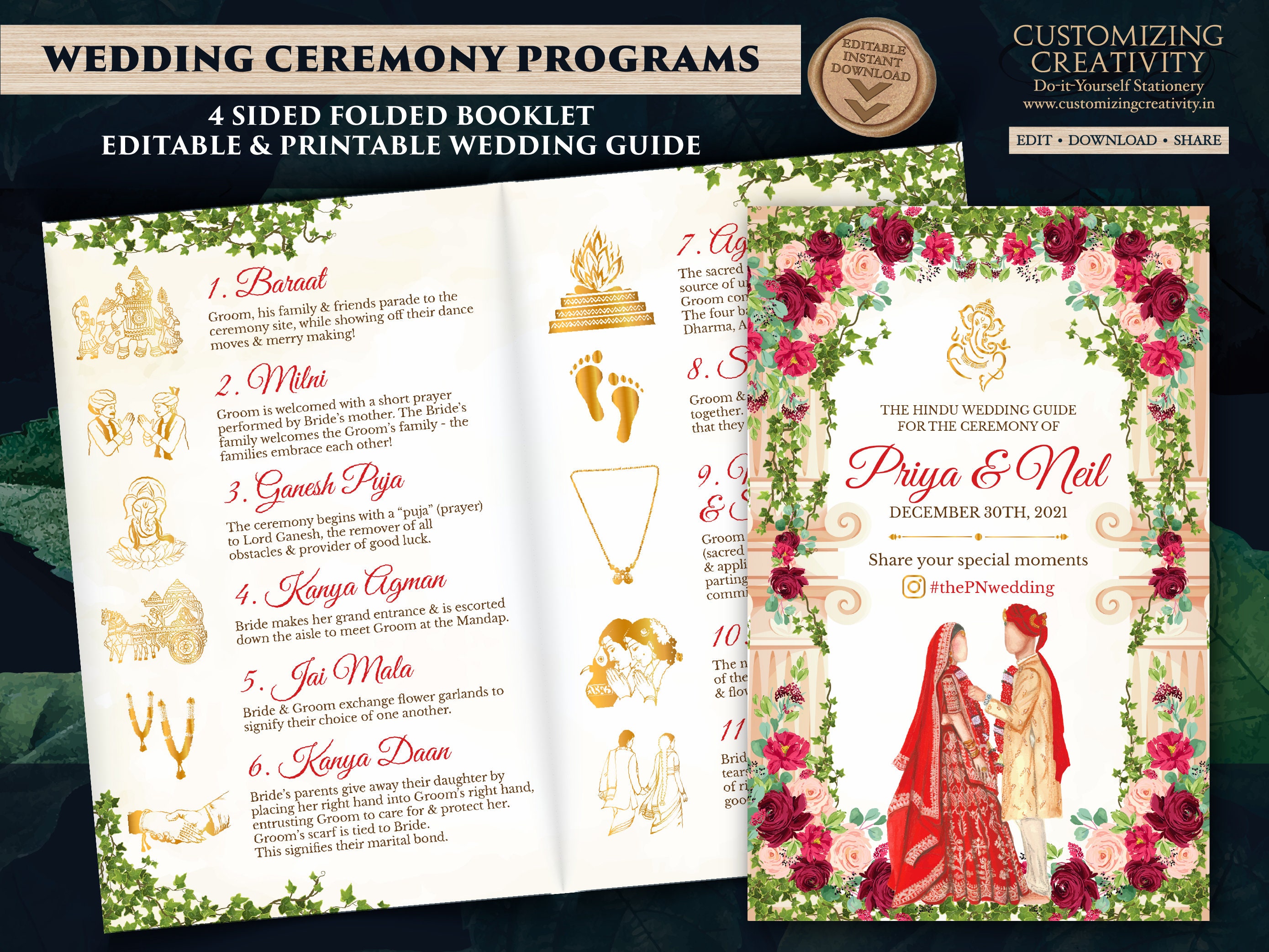 Example Of Wedding Program Flow