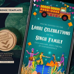 La fiesta de Lohri invita como tarjetas de Lohri, las invitaciones de Lohri y la invitación de Lohri indio, la invitación de la noche de Punjabi como invitación a la celebración de Lohri, las invitaciones de Lohri