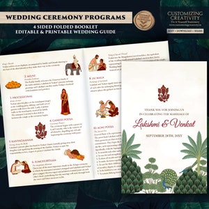 Guides de mariage en Inde du Sud Programme de mariage en télougou, programme de cérémonie de mariage en télougou en tant que programme de cérémonie en Inde du Sud Programme de mariage en tamoul