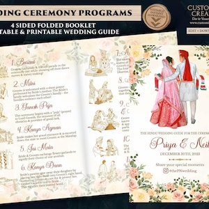 Hindu Wedding guide & Hindu Wedding Program, Hindu program guide as Indian Wedding guide, Gujarati Wedding program as Indian Wedding program